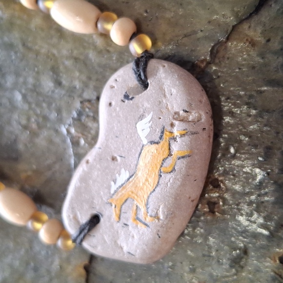 Stunning Handcrafted Stone & Bead Necklace Set - Picture 3 of 10